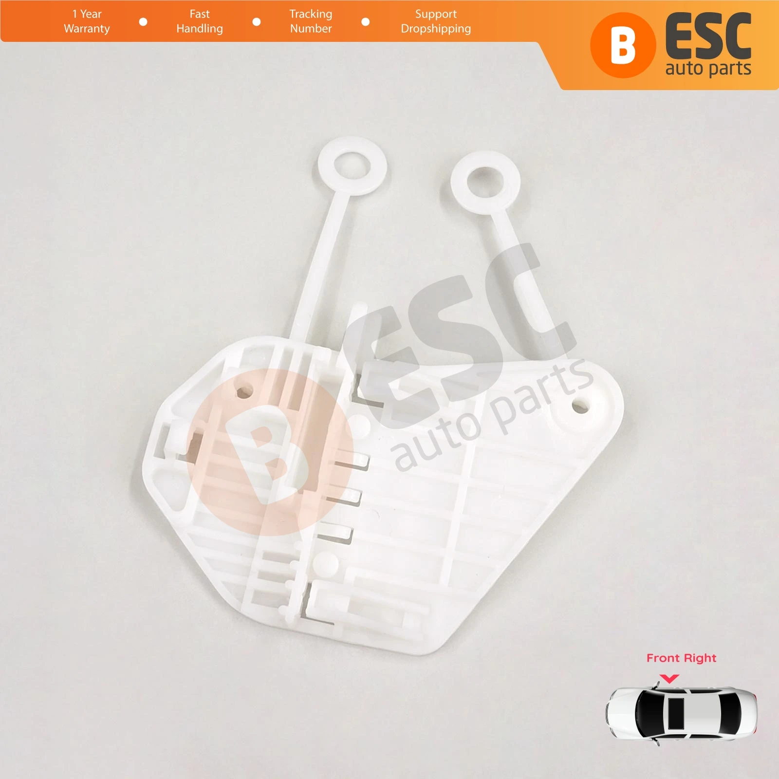 EWR757 Window Regulator Clips Front Right for Smart Fortwo MK1 450 1998-2007 2/3-Door Coupe Cabrio Convertible C0002702V001
EWR757 Window Regulator Clips Front Right for Smart Fortwo MK1 450 1998-2007 2/3-Door Coupe Cabrio Convertible C0002702V001