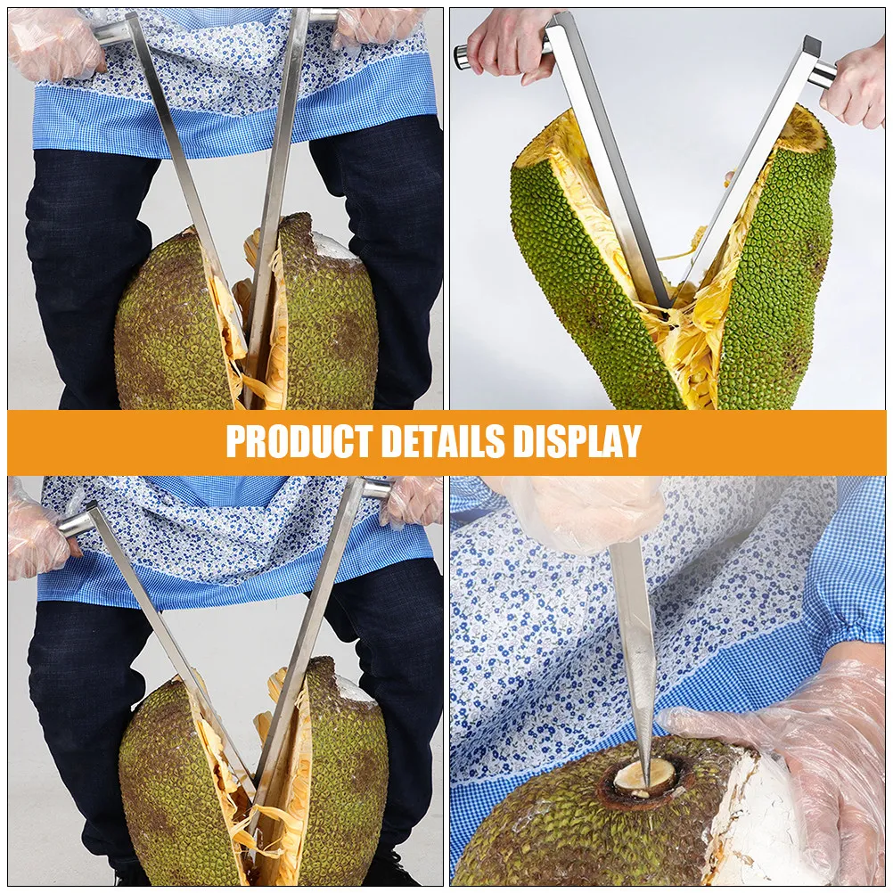 Manual Jackfruit Corer Opener Stainless Steel Kitchen Gadget for Extraction Tough Exterior Slicing Saving
Manual Jackfruit Corer Opener Stainless Steel Kitchen Gadget for Extraction Tough Exterior Slicing Saving