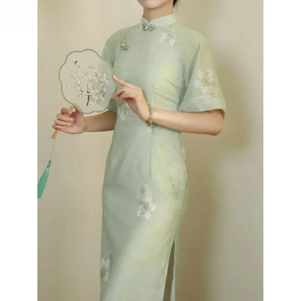 Qipao розовый, белый, облегающий, новое, нежное платье в китайском стиле, женское платье с дикой горной, чайным туманом и цветочной пряжкой, улучшенное Cheongsam
Qipao розовый, белый, облегающий, новое, нежное платье в китайском стиле, женское платье с дикой горной, чайным туманом и цветочной пряжкой, улучшенное Cheongsam