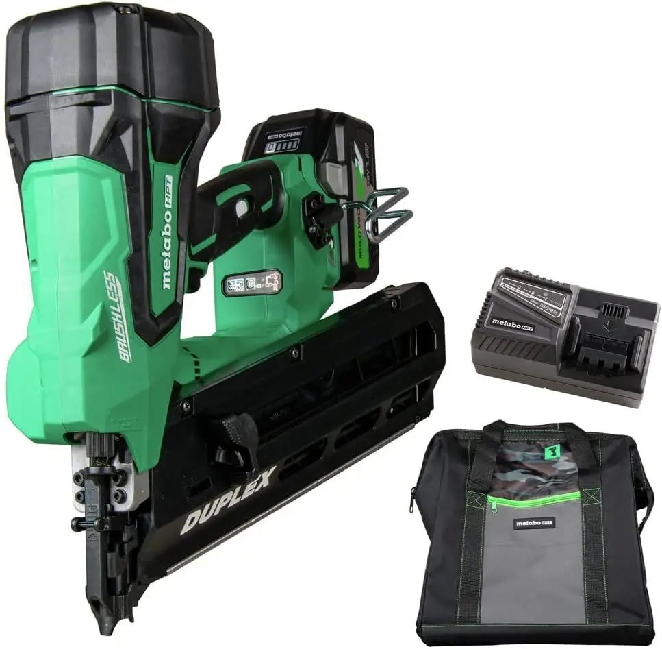 36V Cordless Forming | 21 Degree Duplex Nail, up to 3-1/2-Inch | 1-36V Battery + Charger | NR3675DD
36V Cordless Forming | 21 Degree Duplex Nail, up to 3-1/2-Inch | 1-36V Battery + Charger | NR3675DD