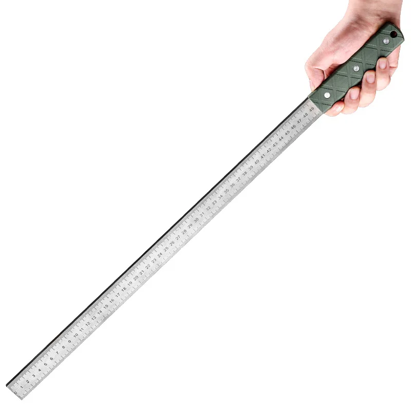 High Hardness Thickened Stainless Steel Ruler - Forged Special Ruler for Teachers, Car & Self-Defense
High Hardness Thickened Stainless Steel Ruler - Forged Special Ruler for Teachers, Car & Self-Defense