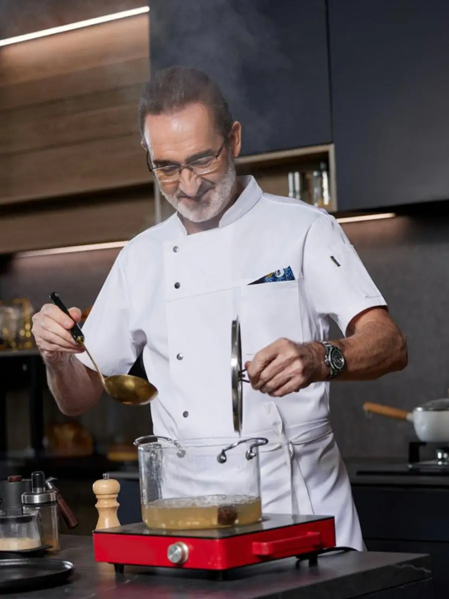 Men's ort Sve Chef Work orm Baking Dert Kitchen Apparel Hotel Restaurant Spring Season Moisture ng School Un...
Men's ort Sve Chef Work orm Baking Dert Kitchen Apparel Hotel Restaurant Spring Season Moisture ng School Un...