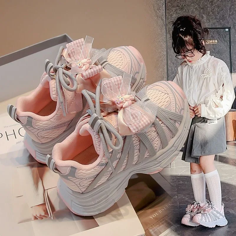 Spring Autumn Kuromi Anime Kawaii Sanrio Children Casual Shoes Cute Sports Breathable Sneakers Lovely Pendant Gifts for Kids
Spring Autumn Kuromi Anime Kawaii Sanrio Children Casual Shoes Cute Sports Breathable Sneakers Lovely Pendant Gifts for Kids