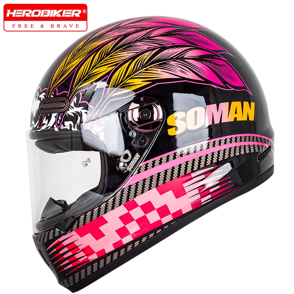 2025 New Motorcycle Helmet Retro Full Face Racing Helmets Off-road Helmet Summer Motorbike Riding Helmet DOT Certification
2025 New Motorcycle Helmet Retro Full Face Racing Helmets Off-road Helmet Summer Motorbike Riding Helmet DOT Certification