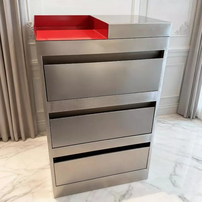Special stainless steel display cabinet for hair salon, barber shop double-sided storage tool cart
Special stainless steel display cabinet for hair salon, barber shop double-sided storage tool cart