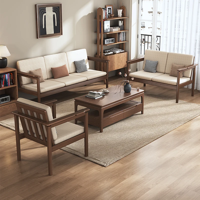 New Chinese fabric solid wood sofa household living room 2024 new walnut small apartment winter and summer dual-purpose wood fur
New Chinese fabric solid wood sofa household living room 2024 new walnut small apartment winter and summer dual-purpose wood fur