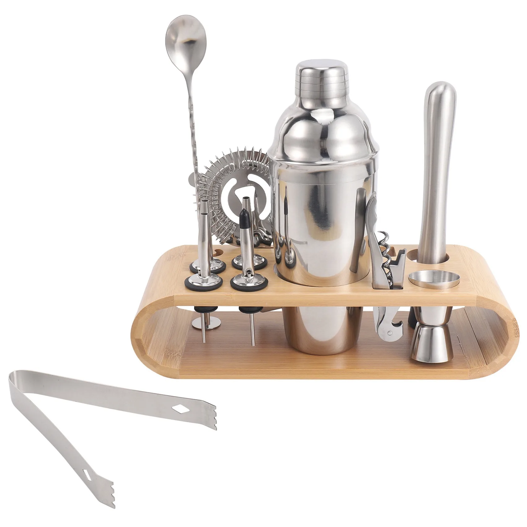 Y50A-Bartender Kit, 12-Piece Cocktail Shaker Set, Home Bar Tool Kit With Stand, Cocktail Tools Stainless Steel Bar Gifts
Y50A-Bartender Kit, 12-Piece Cocktail Shaker Set, Home Bar Tool Kit With Stand, Cocktail Tools Stainless Steel Bar Gifts