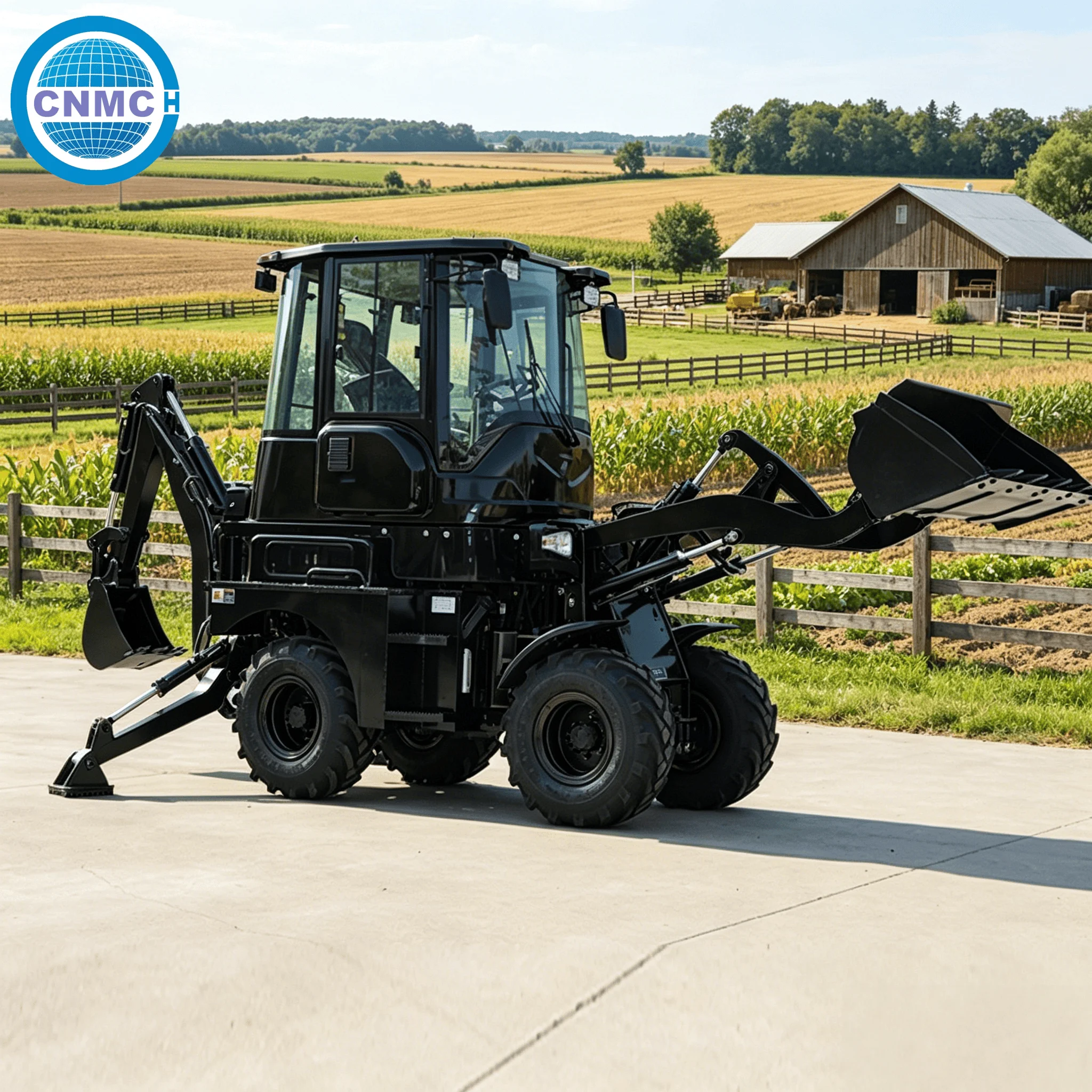 CNMC 5 Ton Backhoe Loader Digger A-frame leg 4x4 Wheel Excavator Loader Two-End Operation EPA CE Certified Garden Farm Use
CNMC 5 Ton Backhoe Loader Digger A-frame leg 4x4 Wheel Excavator Loader Two-End Operation EPA CE Certified Garden Farm Use
