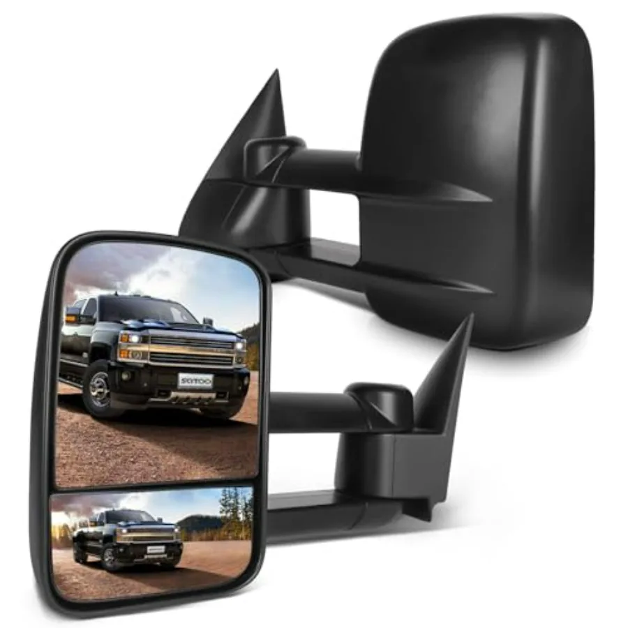 Towing Mirrors Fit Chevy GMC Exterior Accessories Mirrors for 1999-2007 Silverado/Sierra 1500 2500HD 3500HD with Convex Glass M
Towing Mirrors Fit Chevy GMC Exterior Accessories Mirrors for 1999-2007 Silverado/Sierra 1500 2500HD 3500HD with Convex Glass M