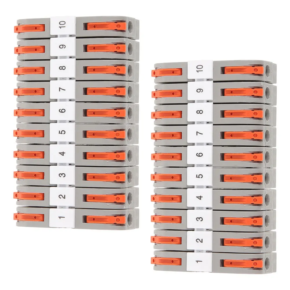 20 комплектов проводов, комплект электрических разъемов, рычажный тип, огнестойкий нейлоновый корпус, распределительные коробки, шкафы управления
20 комплектов проводов, комплект электрических разъемов, рычажный тип, огнестойкий нейлоновый корпус, распределительные коробки, шкафы управления