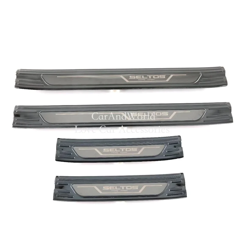 For Kia Seltos 2020-2024 Door Sill Scuff Plate Protector Pedal Threshold Guard Trims Stainless Steel Car Stying Accessories
For Kia Seltos 2020-2024 Door Sill Scuff Plate Protector Pedal Threshold Guard Trims Stainless Steel Car Stying Accessories