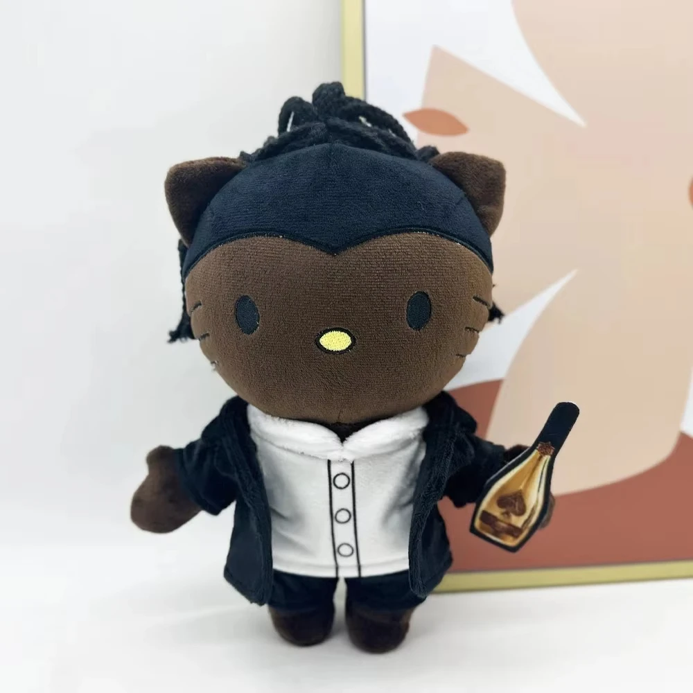 Плюшевая игрушка Hello Kitty Jay Z, 26 см, милая кошачья кукла с бутылкой вина, мягкая мультяшная подушка, коллекционный подарок для фанатов, декор для дома
Плюшевая игрушка Hello Kitty Jay Z, 26 см, милая кошачья кукла с бутылкой вина, мягкая мультяшная подушка, коллекционный подарок для фанатов, декор для дома