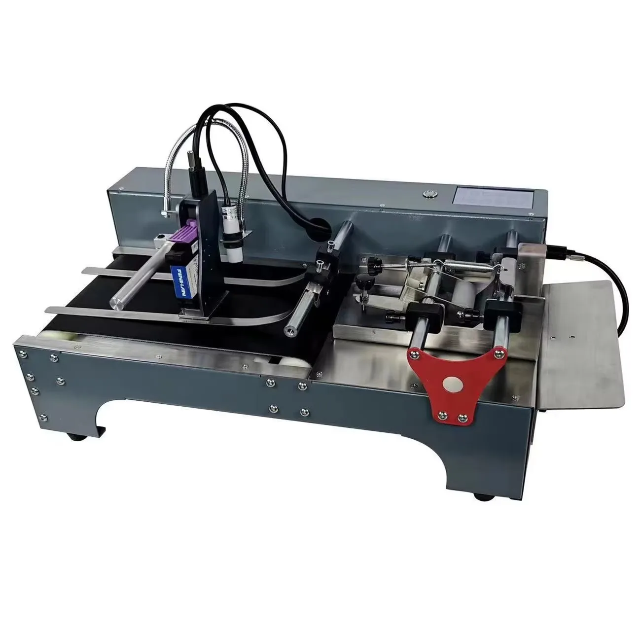 FP130 Desktop Small Friction Feeder Conveyor Inkjet Automatic Paging Coding Machine for Plastic Paper Bags Cards
FP130 Desktop Small Friction Feeder Conveyor Inkjet Automatic Paging Coding Machine for Plastic Paper Bags Cards