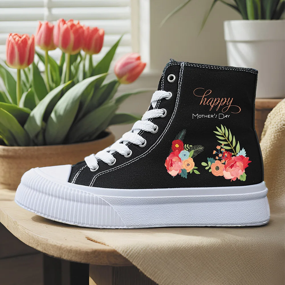 Women's Sports Shoes Outdoor Spring and Summer Fashion Trbottomy Women's Canvas Shoes Flower Round Toe High Top Round Toe Flats Bottom Breathable Vulcanized Shoes Digital Printing Women's Shoes
Women's Sports Shoes Outdoor Spring and Summer Fashion Trbottomy Women's Canvas Shoes Flower Round Toe High Top Round Toe Flats Bottom Breathable Vulcanized Shoes Digital Printing Women's Shoes