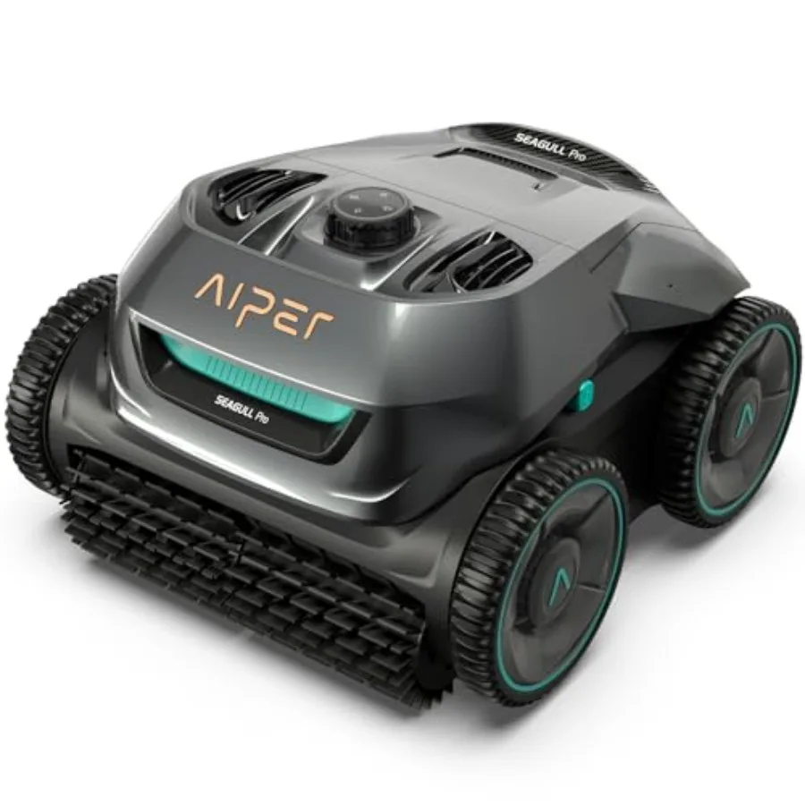 Cordless Robotic Pool Cleaner, WavePath Navigation, Wall-Climbing, Quad-Motor, 150 mins Runtime for Inground Pools up to 1,600
Cordless Robotic Pool Cleaner, WavePath Navigation, Wall-Climbing, Quad-Motor, 150 mins Runtime for Inground Pools up to 1,600