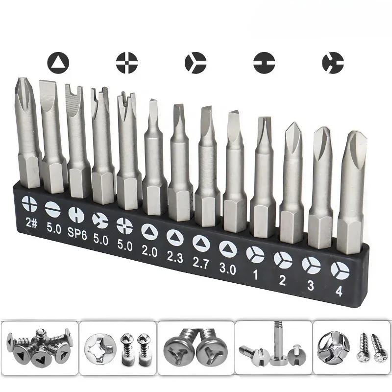 13/7/5Pcs 50mm Specialty Screwdriver Bit Set Y-Type Triangle Cross 3-Point Screwdriver Tool Accessories Electric screwdriver set
13/7/5Pcs 50mm Specialty Screwdriver Bit Set Y-Type Triangle Cross 3-Point Screwdriver Tool Accessories Electric screwdriver set