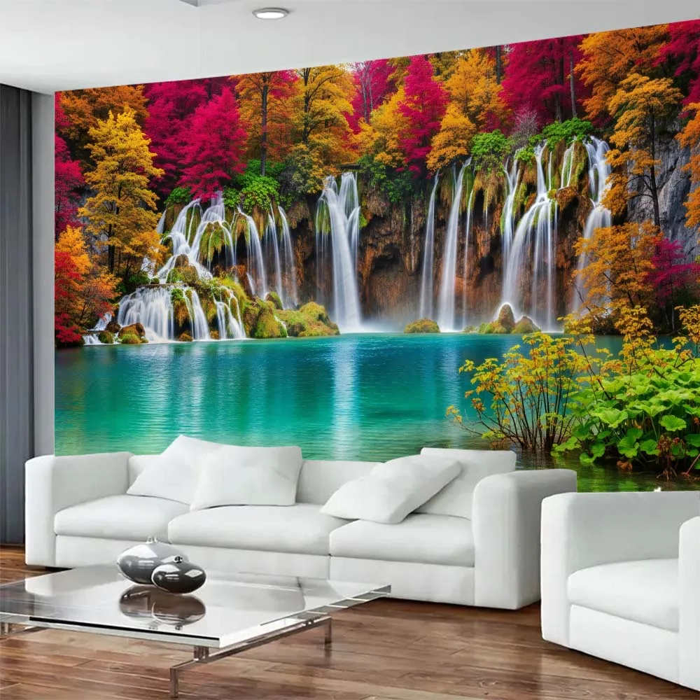 Natural Forest Waterfall Tapestry Home Wall Decoration Bedroom Living Room Aesthetic Stream Landscape Wall Hanging Cloth
Natural Forest Waterfall Tapestry Home Wall Decoration Bedroom Living Room Aesthetic Stream Landscape Wall Hanging Cloth