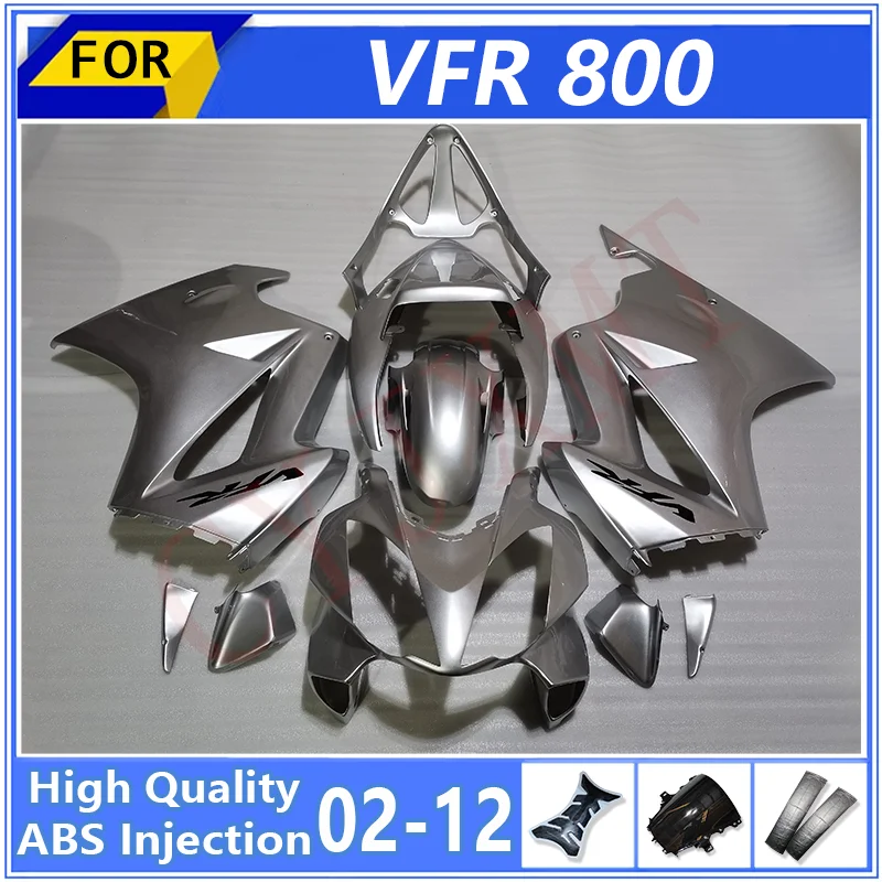 ABS Motorcycle Fairing Kit for Honda VFR800 2002-2009 2010 2011 2012 Fairings Parts VFR 800 02-12 Silvery Gloss Bodyframe Cases
ABS Motorcycle Fairing Kit for Honda VFR800 2002-2009 2010 2011 2012 Fairings Parts VFR 800 02-12 Silvery Gloss Bodyframe Cases