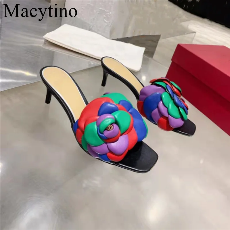 2022 New Arrival High-heeled Fish Mouth Sandals Lady's Stiletto Flower Leather Candy Color Women's Slipers
2022 New Arrival High-heeled Fish Mouth Sandals Lady's Stiletto Flower Leather Candy Color Women's Slipers