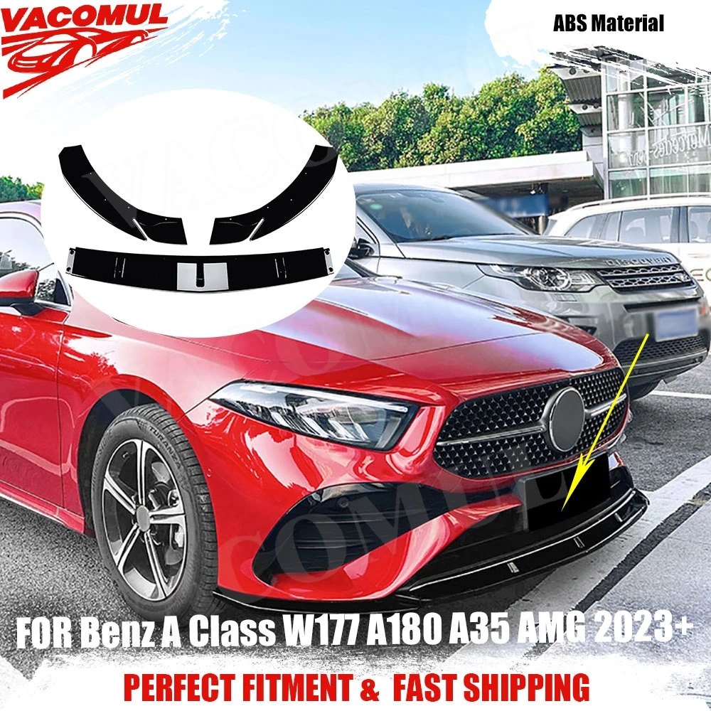 VACOMUL Front Bumper Lip Spoiler Front Lip Chin Apron Diffuser For Mercedes Benz A Class W177 A180 A200 A35 AMG 2023+
VACOMUL Front Bumper Lip Spoiler Front Lip Chin Apron Diffuser For Mercedes Benz A Class W177 A180 A200 A35 AMG 2023+