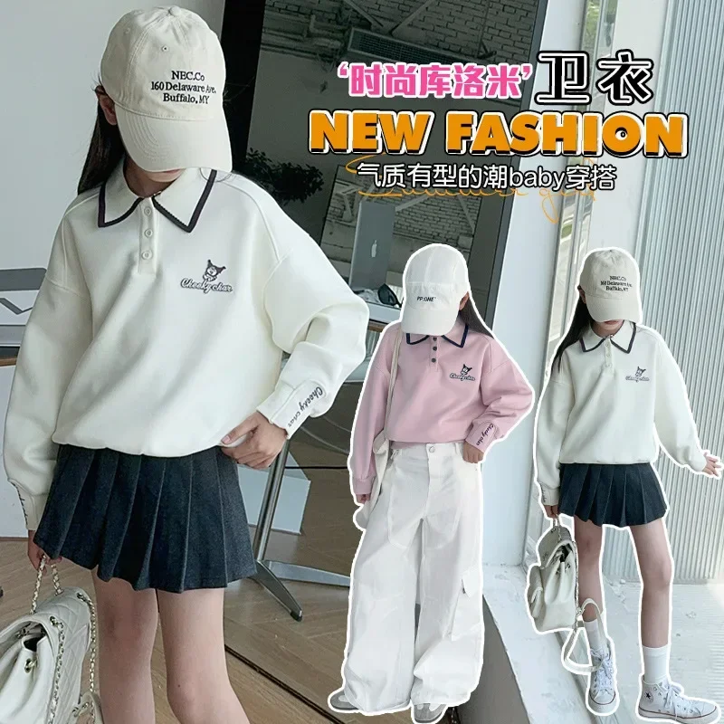 Girly Heart Kuromi Anime Kawaii Sanrio Long Sleeve Hoodie Clothing Spring Autumn Cute Cartoon Children Casual Shirt Gifts
Girly Heart Kuromi Anime Kawaii Sanrio Long Sleeve Hoodie Clothing Spring Autumn Cute Cartoon Children Casual Shirt Gifts