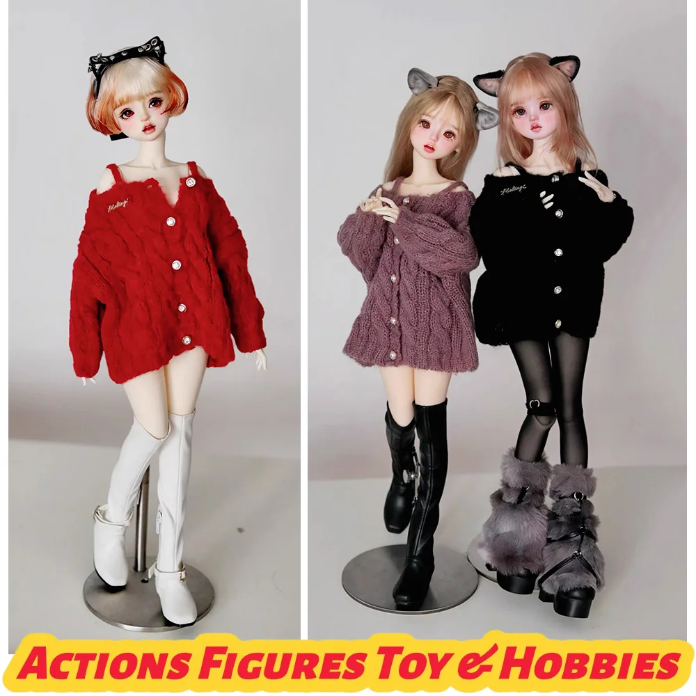 1/4 BJD Dolls Casual Loose One Word Collar Camisole Sweater for 4 Point Action Figure Body Model
1/4 BJD Dolls Casual Loose One Word Collar Camisole Sweater for 4 Point Action Figure Body Model