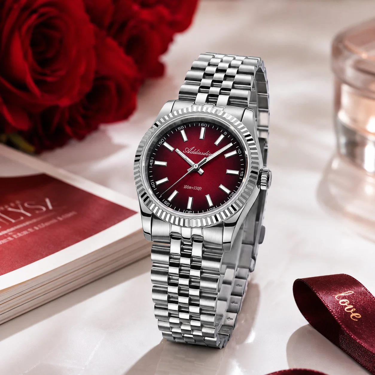 ADDIESDIVE 36mm Elegant Men Quartz Wristwatch Luxury Sapphire Glass Luminous 100m Waterproof Watches 316L Stainless Steel Simple
ADDIESDIVE 36mm Elegant Men Quartz Wristwatch Luxury Sapphire Glass Luminous 100m Waterproof Watches 316L Stainless Steel Simple