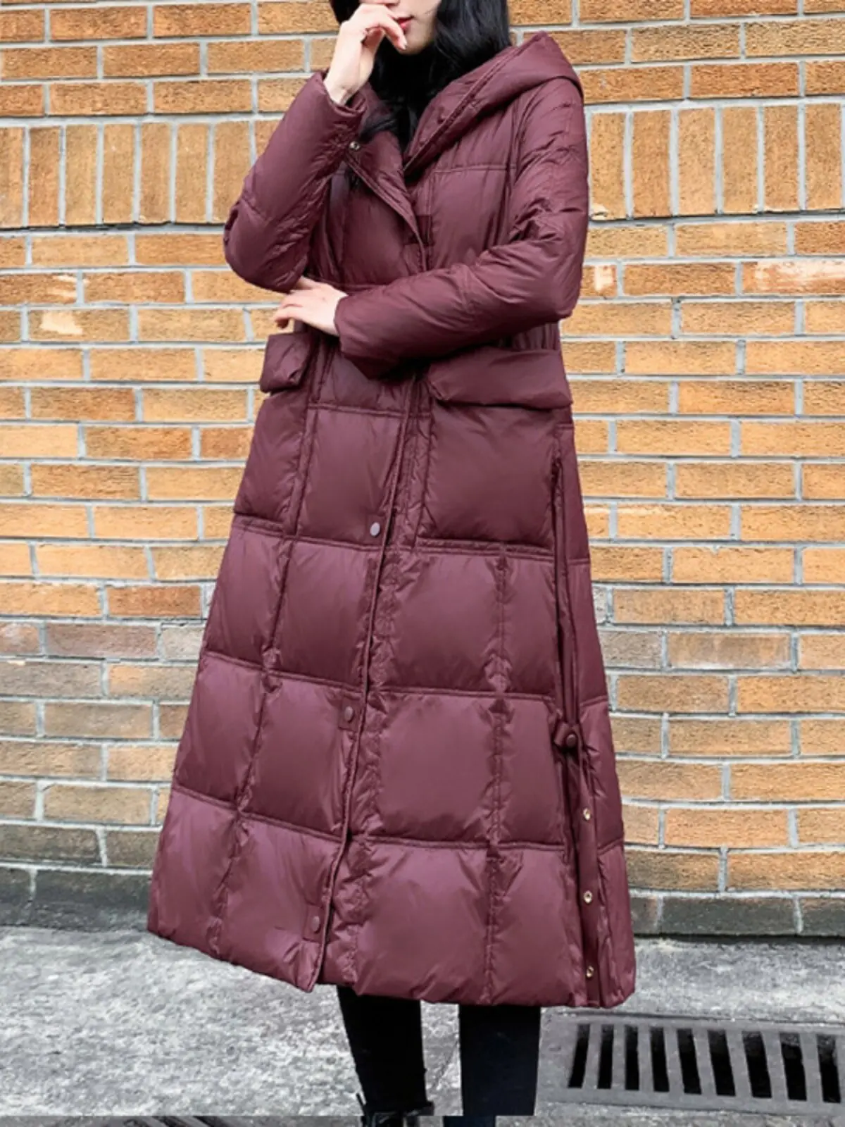 2026 Winter New Women's Down Jacket Hooded White Duck Down Long A-line Down Jacket
2026 Winter New Women's Down Jacket Hooded White Duck Down Long A-line Down Jacket