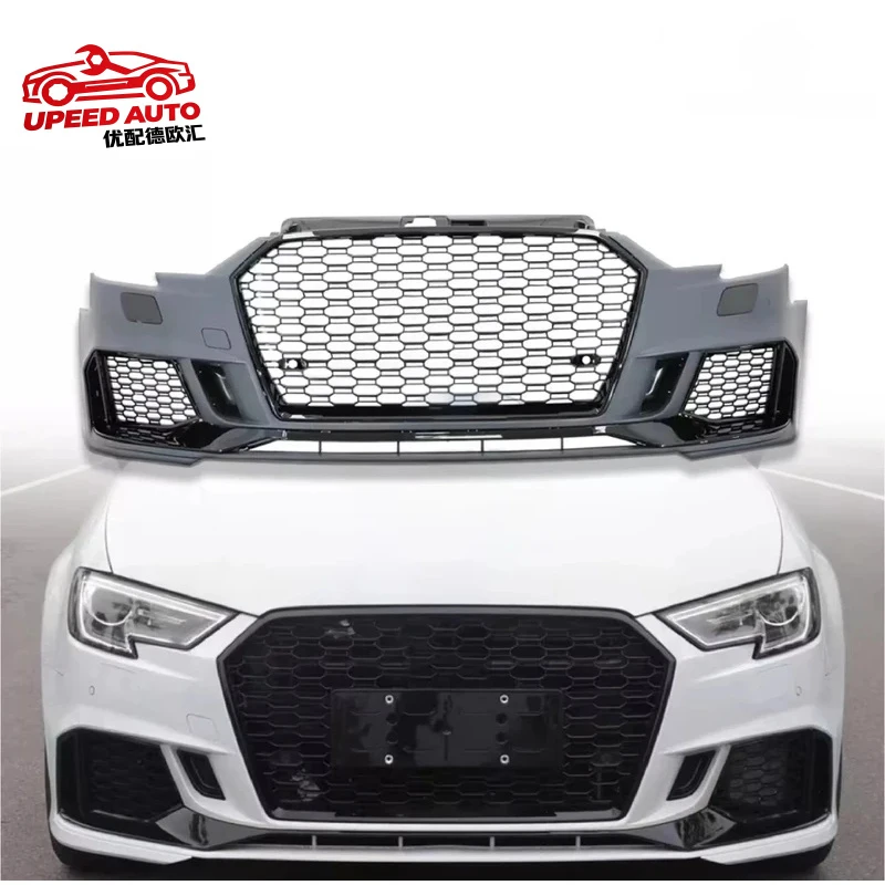 STLF Car A3 S3 Upgrade RS3 Style Body Kits Front Bumper Kit with Grille for Audis A3 8V.5 S3 2017 2018 2019 Auto Parts
STLF Car A3 S3 Upgrade RS3 Style Body Kits Front Bumper Kit with Grille for Audis A3 8V.5 S3 2017 2018 2019 Auto Parts