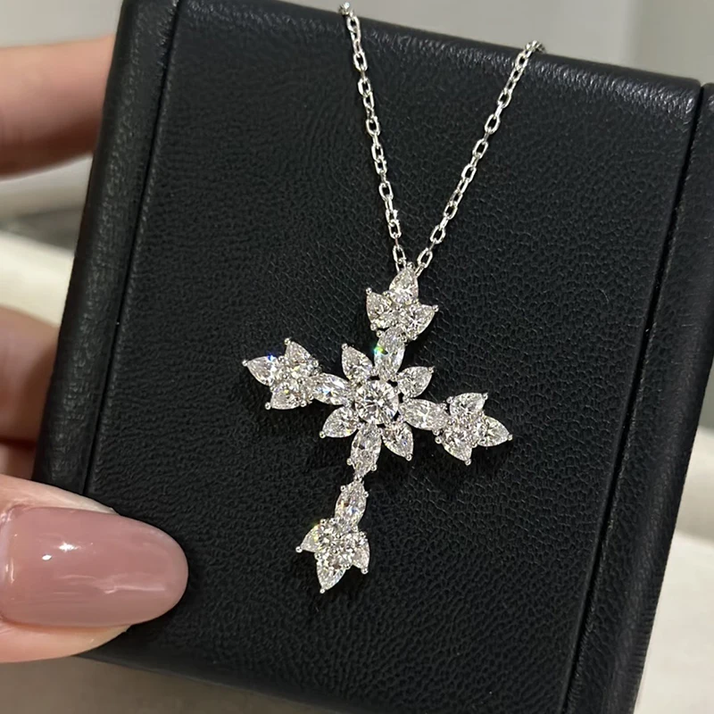 Brand Pure 925 Sterling Silver Jewelry For Women Cross Design Necklace Pendant Luck Clover Cherry Choker Wedding Brooch Pendant
Brand Pure 925 Sterling Silver Jewelry For Women Cross Design Necklace Pendant Luck Clover Cherry Choker Wedding Brooch Pendant