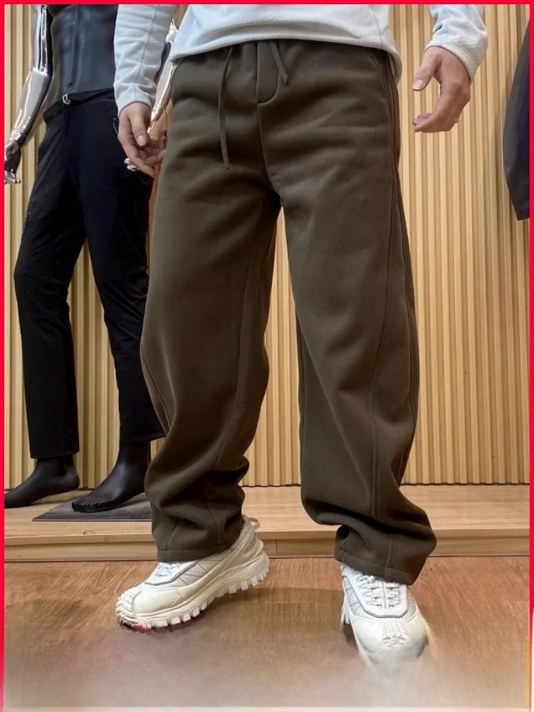 Comfortable Elastic Waist Fce Lined Casual Sweatpants for Men Windproof Warm Youth Faion Cotton Polyester Blend Winter N...
Comfortable Elastic Waist Fce Lined Casual Sweatpants for Men Windproof Warm Youth Faion Cotton Polyester Blend Winter N...