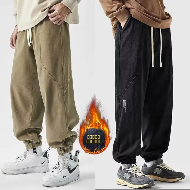 Модные мужские рабочие брюки на флисовой подкладке, свободные повседневные брюки-харланы с манжетами, из полиэфирного волокна, для молодежи, на каждый день
Модные мужские рабочие брюки на флисовой подкладке, свободные повседневные брюки-харланы с манжетами, из полиэфирного волокна, для молодежи, на каждый день