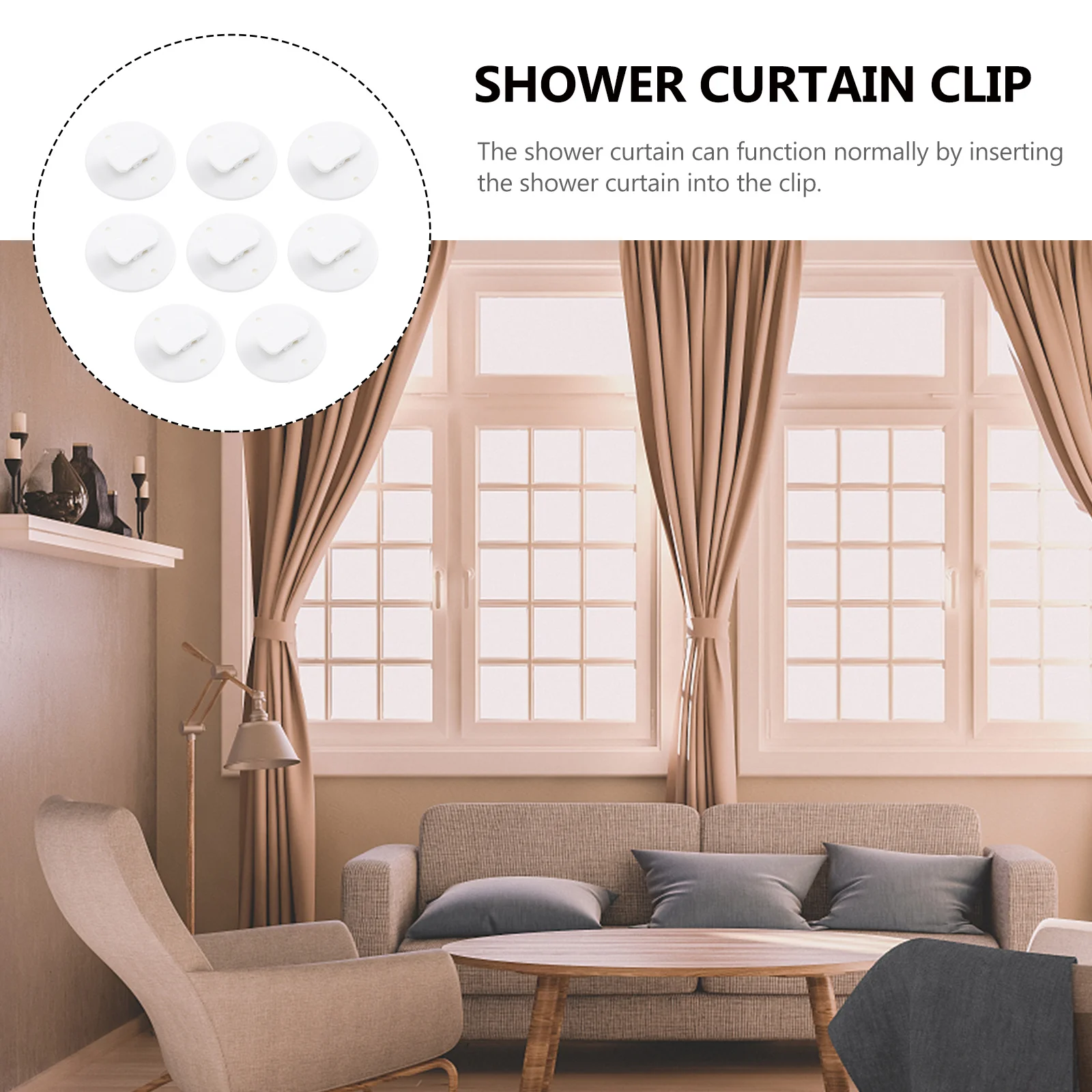 8Pcs Splashes Stop Curtain Clips Self Adhesive Wall Mount Shower Curtain Holders No Drilling Needed Bathroom Accessories
8Pcs Splashes Stop Curtain Clips Self Adhesive Wall Mount Shower Curtain Holders No Drilling Needed Bathroom Accessories