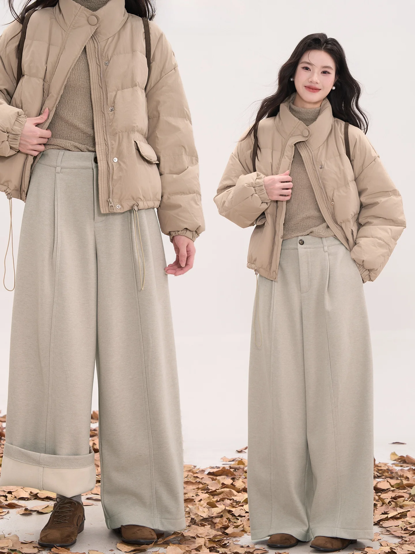 Широкие шерстяные брюки-балоны для женщин, повседневные, универсальные, для зимы, с принтом «Цветочный поле»
Широкие шерстяные брюки-балоны для женщин, повседневные, универсальные, для зимы, с принтом «Цветочный поле»