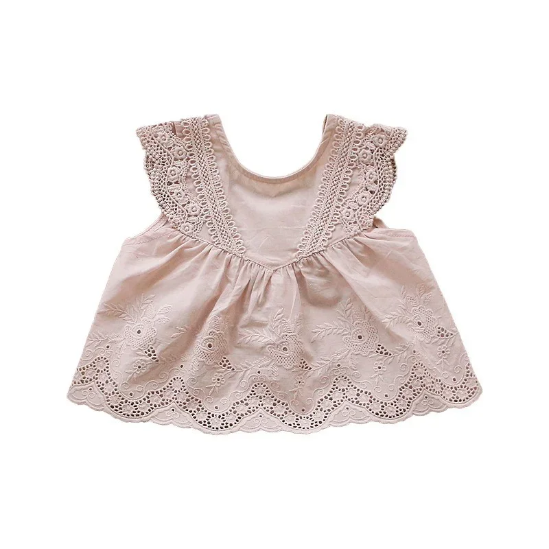 Toddler Kid Baby Girls Clothes Summer Lace Tops Sleeveless Ruffles Tank Cute Sweet Cotton T Shirt Infant Kid Tshirt Vest CL937
Toddler Kid Baby Girls Clothes Summer Lace Tops Sleeveless Ruffles Tank Cute Sweet Cotton T Shirt Infant Kid Tshirt Vest CL937