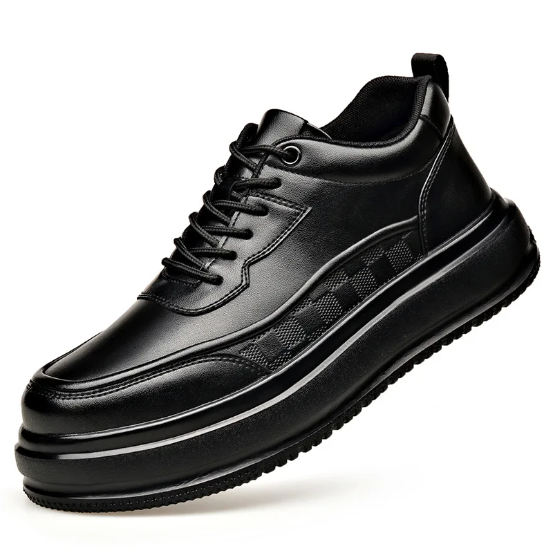 Спортивные кроссовки для бега на толстой подошве для мужчин, весна-осень, новые дизайнерские кожаные кроссовки, мужская модная повседневная обувь на шнуровке, мужская
Спортивные кроссовки для бега на толстой подошве для мужчин, весна-осень, новые дизайнерские кожаные кроссовки, мужская модная повседневная обувь на шнуровке, мужская