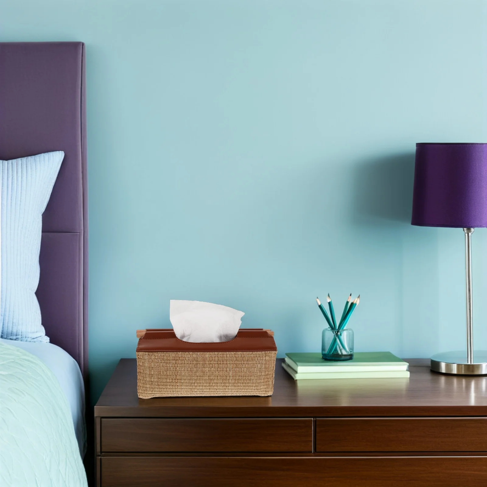 Handcrafted Wicker Tissue Case Natural Fiber Basket Design for Household Napkin Storage Bathroom Accessory Gift
Handcrafted Wicker Tissue Case Natural Fiber Basket Design for Household Napkin Storage Bathroom Accessory Gift