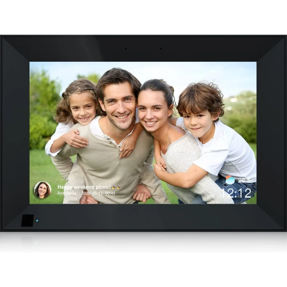 10-дюймовая цифровая фоторамка с Wi-Fi, IPS HD-экран 1280x800, сенсорный экран, 32 ГБ, мгновенное обмен фото и видео с любых устройств
10-дюймовая цифровая фоторамка с Wi-Fi, IPS HD-экран 1280x800, сенсорный экран, 32 ГБ, мгновенное обмен фото и видео с любых устройств