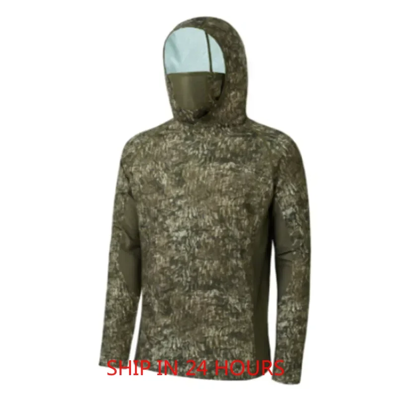 Long Sleeve Fishing Jerseys Quick Drying Sun Protection Fishing Shirt Newest Men's Fishing Clothing Hoodies With Zipper And Mask
Long Sleeve Fishing Jerseys Quick Drying Sun Protection Fishing Shirt Newest Men's Fishing Clothing Hoodies With Zipper And Mask