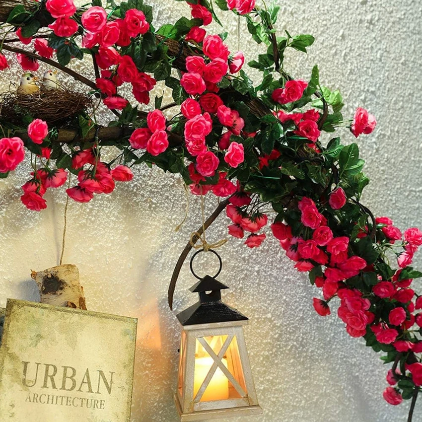 180Cm Rose Artificial Flower Fake Leaf Vine Garland Wedding Wreath Festival Home Room Decora Outdoor Garden Arch DIY Gift Props
180Cm Rose Artificial Flower Fake Leaf Vine Garland Wedding Wreath Festival Home Room Decora Outdoor Garden Arch DIY Gift Props