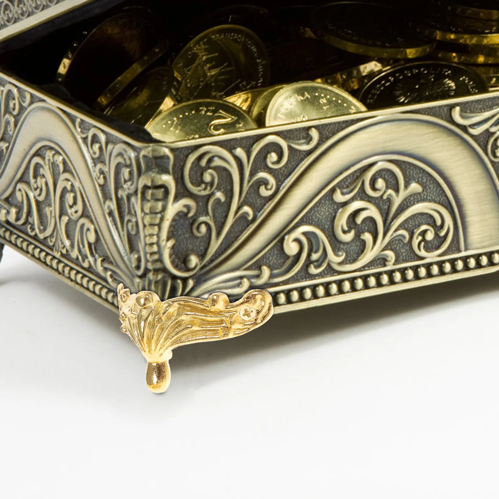 25Pcs Jewelry Box Legs Zinc Alloy Decorative Feet Decorative Replacement for Wooden Cases Boxes Chest Furniture Corner
25Pcs Jewelry Box Legs Zinc Alloy Decorative Feet Decorative Replacement for Wooden Cases Boxes Chest Furniture Corner