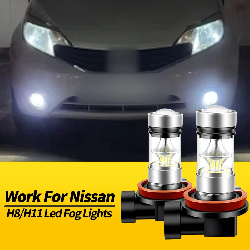 2PCS H8 H11 100W White LED Fog Lights Bulbs Canbus For Nissan Pathfinder Altima Frontier Sentra Leaf Juke Note Car Accessories
2PCS H8 H11 100W White LED Fog Lights Bulbs Canbus For Nissan Pathfinder Altima Frontier Sentra Leaf Juke Note Car Accessories