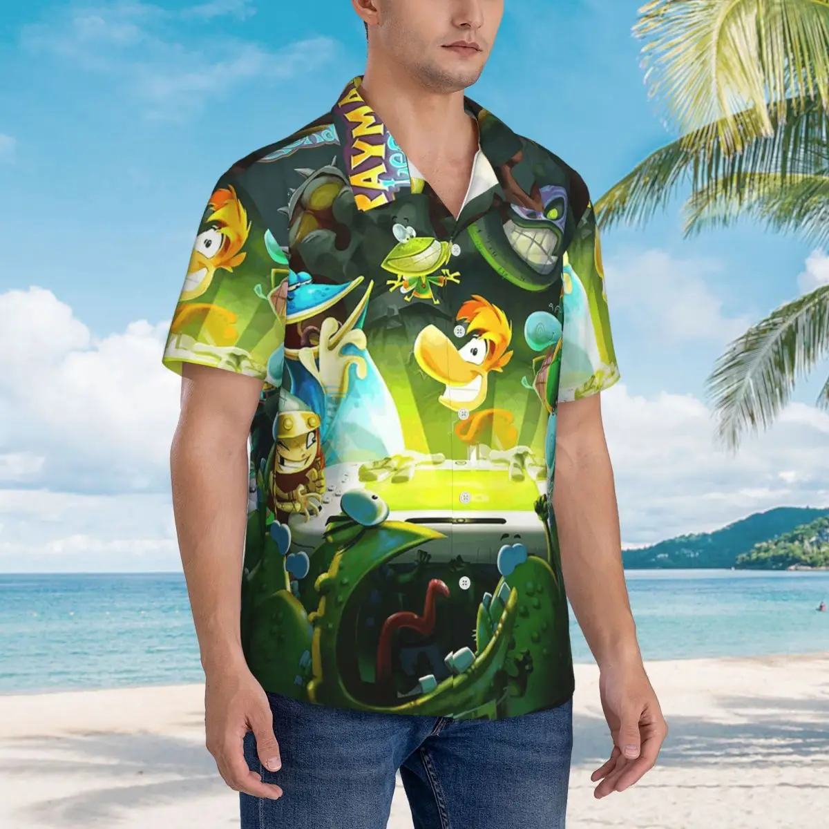 Cartoon Games Rayman Legends Hawaiian Shirts Funny Men Short Sleeve Shirt for Summer Beach Men's Lapel Tops
Cartoon Games Rayman Legends Hawaiian Shirts Funny Men Short Sleeve Shirt for Summer Beach Men's Lapel Tops