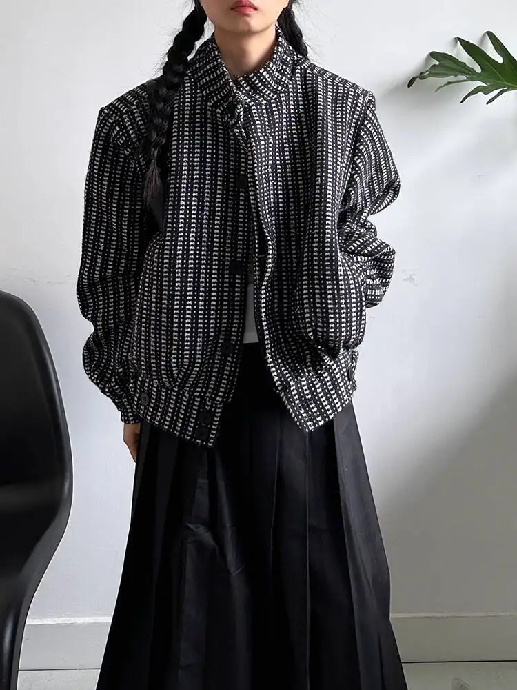 HUISONG минималистичный нишевый дизайн контрастного цвета, толстая теплая куртка, короткое пальто, свободный повседневный топ для женщин, весна-осень 2025
HUISONG минималистичный нишевый дизайн контрастного цвета, толстая теплая куртка, короткое пальто, свободный повседневный топ для женщин, весна-осень 2025