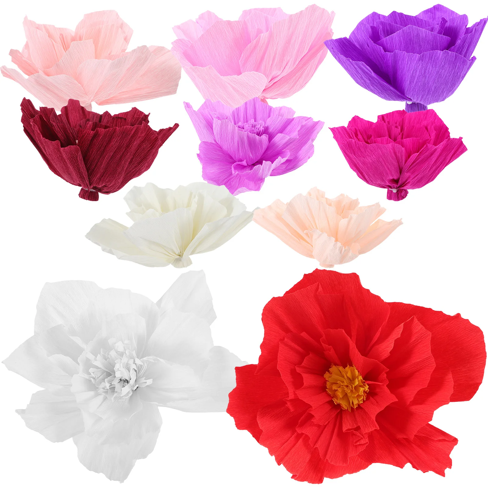 10 Pcs Artificial Flower Decoration Bridal Shower Decorations Wedding Flowers Peach Color Paper
10 Pcs Artificial Flower Decoration Bridal Shower Decorations Wedding Flowers Peach Color Paper