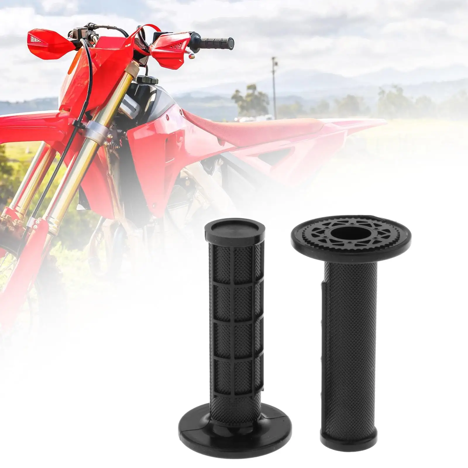Motorcycle Handlebar Grips 7/8" Bike Comfortable Rubber Professional Replacement for Yz125 PW80 Ttr50 Yz250 Ttr90
Motorcycle Handlebar Grips 7/8" Bike Comfortable Rubber Professional Replacement for Yz125 PW80 Ttr50 Yz250 Ttr90