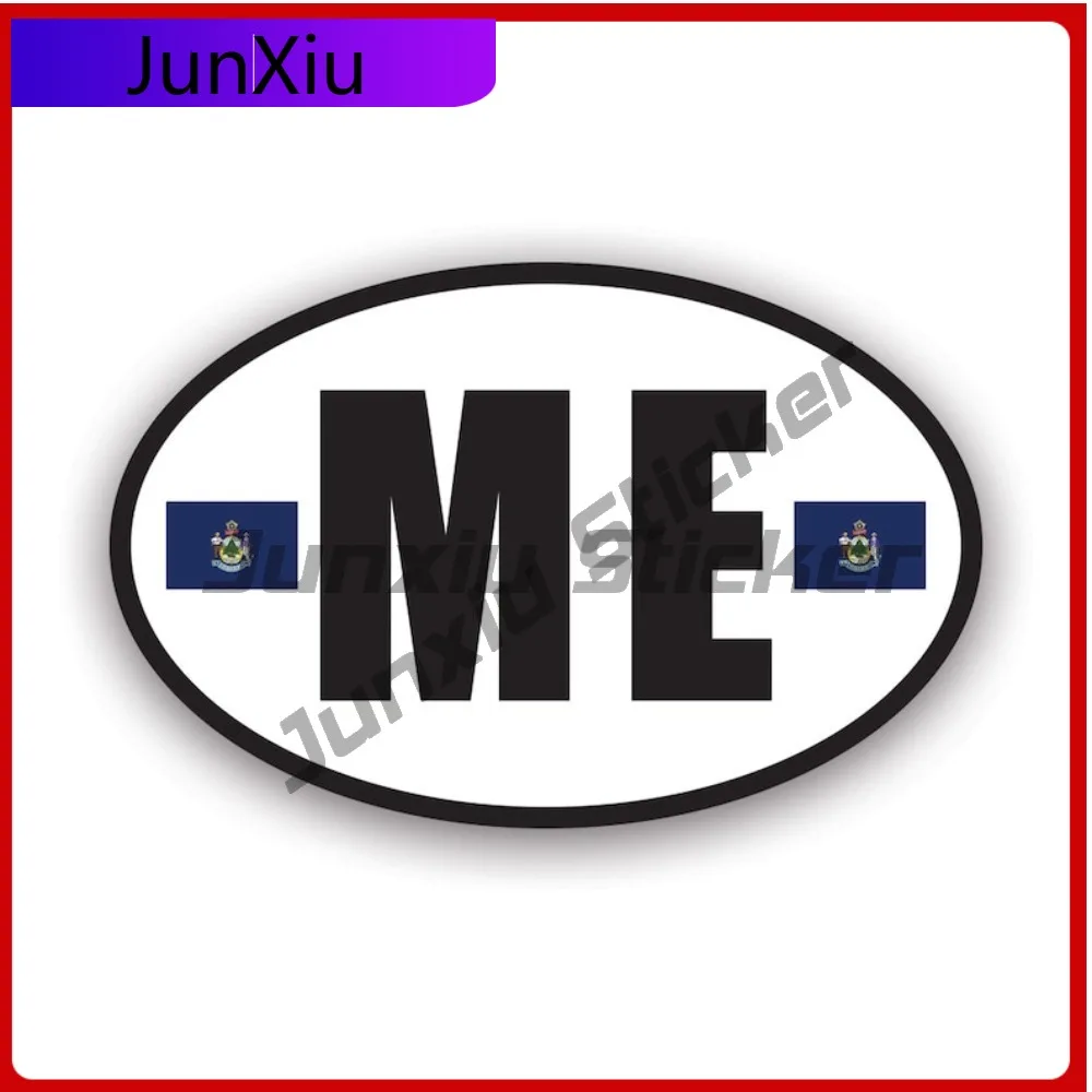 Maine Flag Oval Sticker Waterproof Outdoor Cool Window Waterproof Vinyl Decal For Motorcycle Helmet Fun Sticker Protection Decor
Maine Flag Oval Sticker Waterproof Outdoor Cool Window Waterproof Vinyl Decal For Motorcycle Helmet Fun Sticker Protection Decor