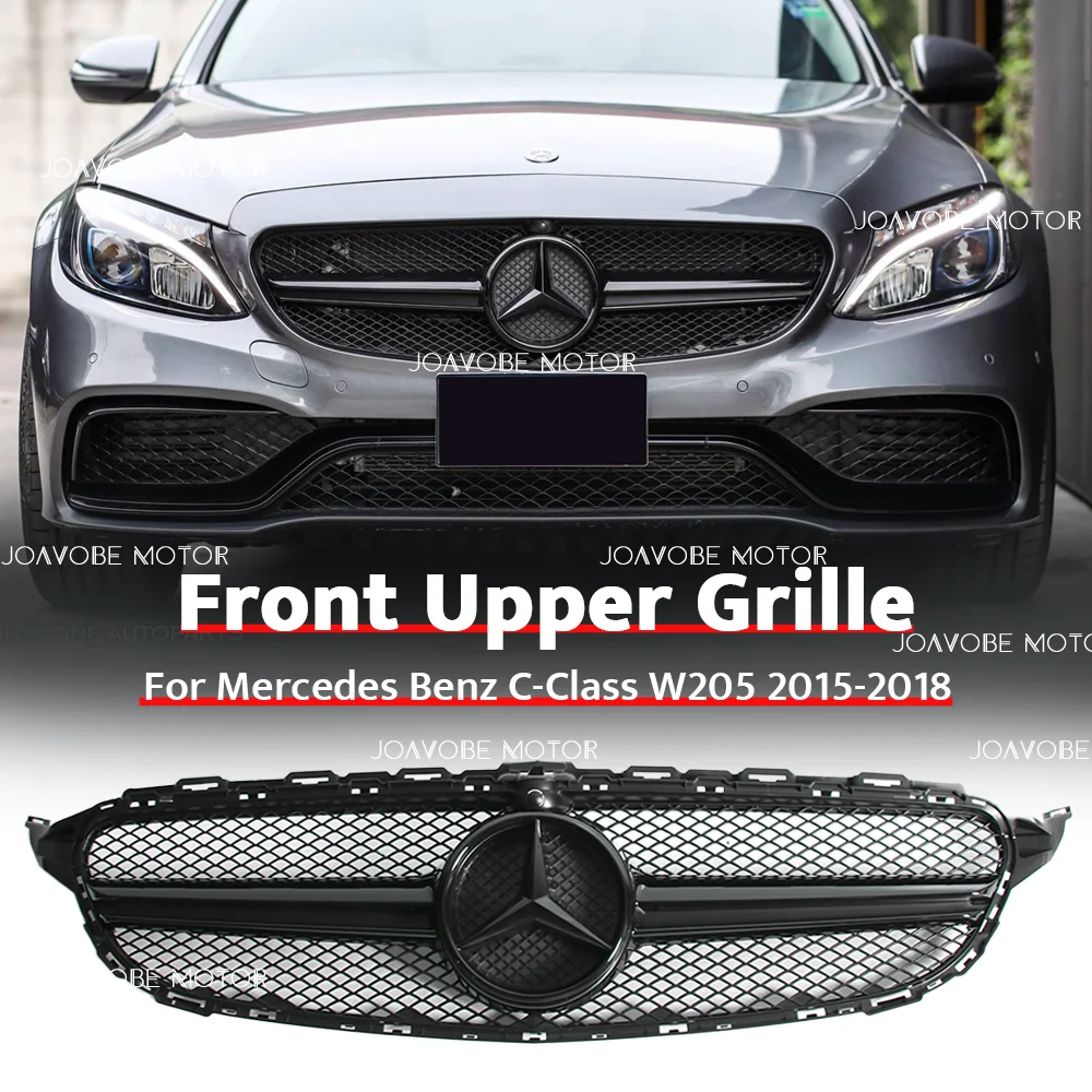 Глянцевая черная передняя решетка в стиле AMG с глянцевой черной эмблемой для камеры Mercedes Benz C-Class W205 S205 C205 A205 2015-2018 W/360
Глянцевая черная передняя решетка в стиле AMG с глянцевой черной эмблемой для камеры Mercedes Benz C-Class W205 S205 C205 A205 2015-2018 W/360