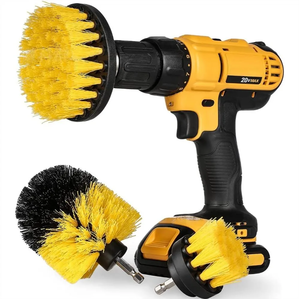 3 Pack Auto Detailing Drill Brush Set For Car Wheel Cleaner And Carpet Scrubber
3 Pack Auto Detailing Drill Brush Set For Car Wheel Cleaner And Carpet Scrubber