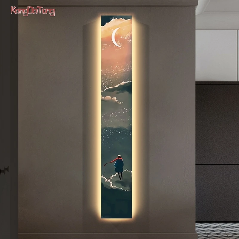 Modern Literary Starry Sky Interior Painting Wall Hanging Lamp For Living Room Aisle Study Restaurant Room Atmosphere Decoration
Modern Literary Starry Sky Interior Painting Wall Hanging Lamp For Living Room Aisle Study Restaurant Room Atmosphere Decoration